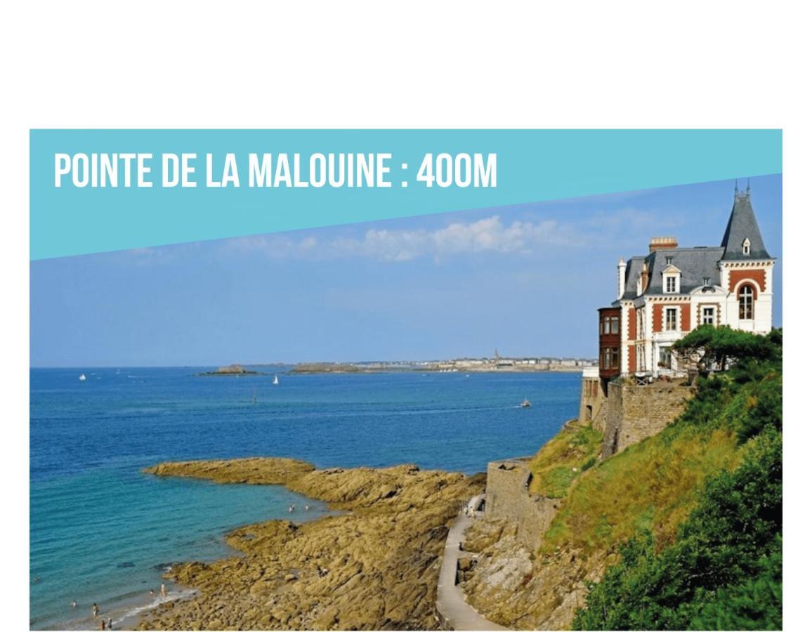 Homard And Fox, Appartement 2 Chambres 100M De La Mer Dinard Bagian luar foto